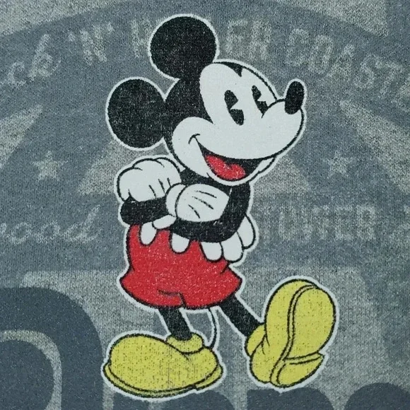 Walt Disney World Gray Crewneck Sweatshirt with World of Disney Graphic - Picture 12 of 13